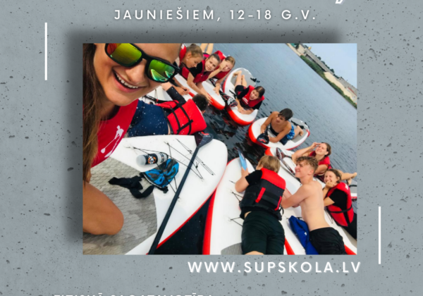 Izsludinām pieteikšanos jauniešu SUP treniņiem